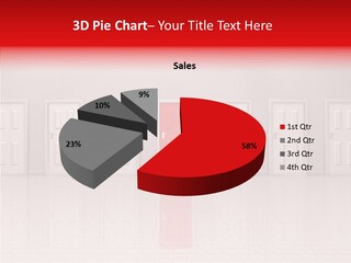 Doorway Landscape Hall PowerPoint Template