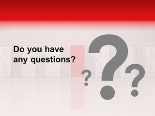 Doorway Landscape Hall PowerPoint Template