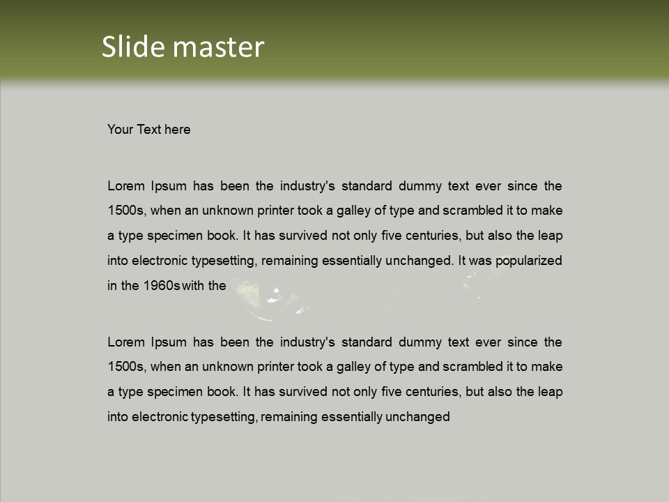 Stare Face Concept PowerPoint Template