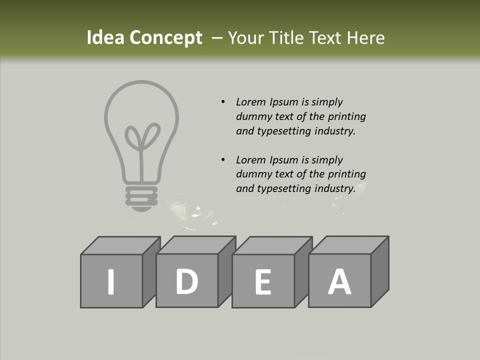 Stare Face Concept PowerPoint Template