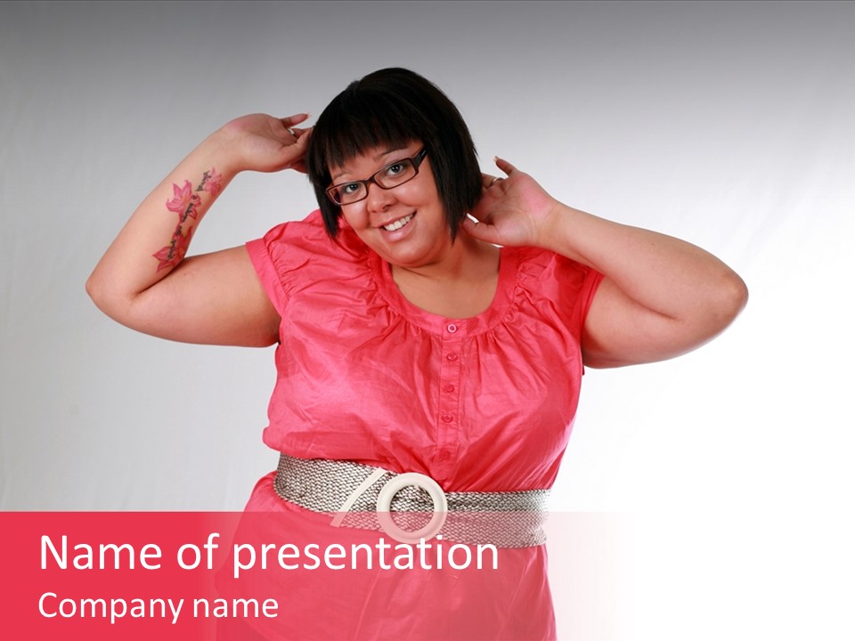 Figure Ethnic Person PowerPoint Template