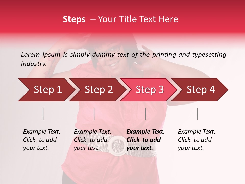 Figure Ethnic Person PowerPoint Template