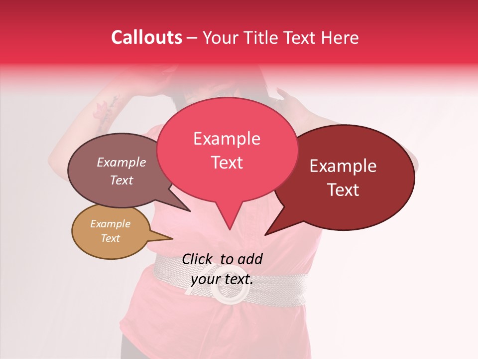Figure Ethnic Person PowerPoint Template