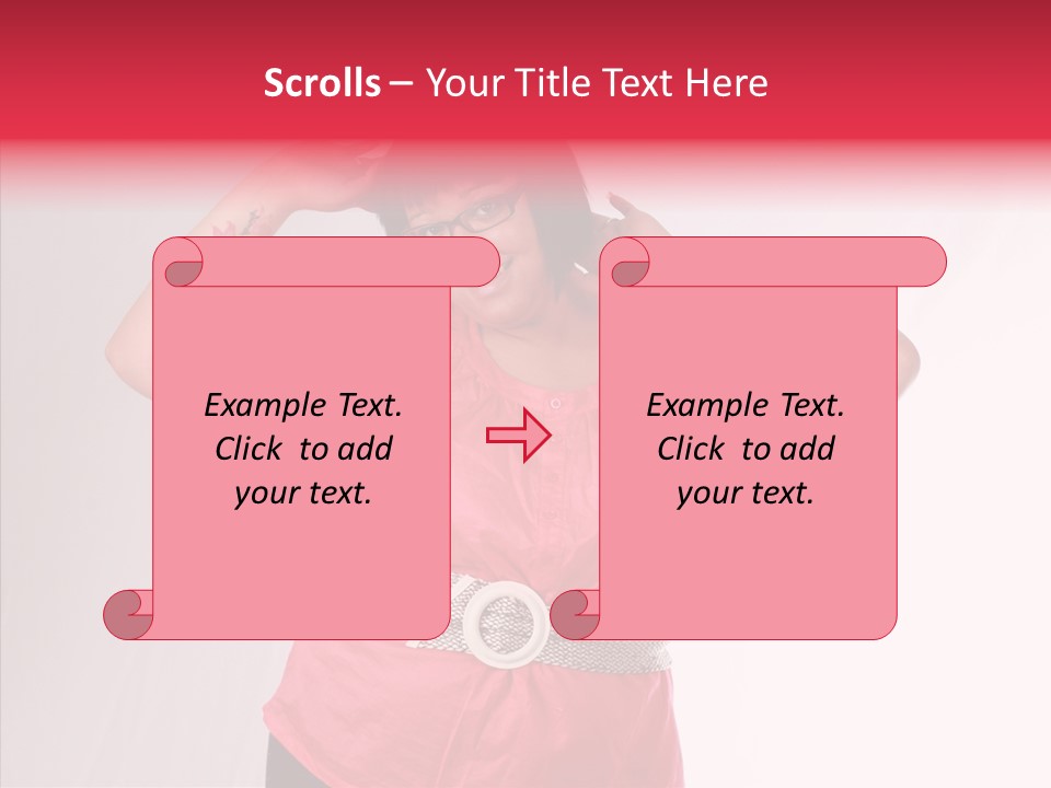 Figure Ethnic Person PowerPoint Template