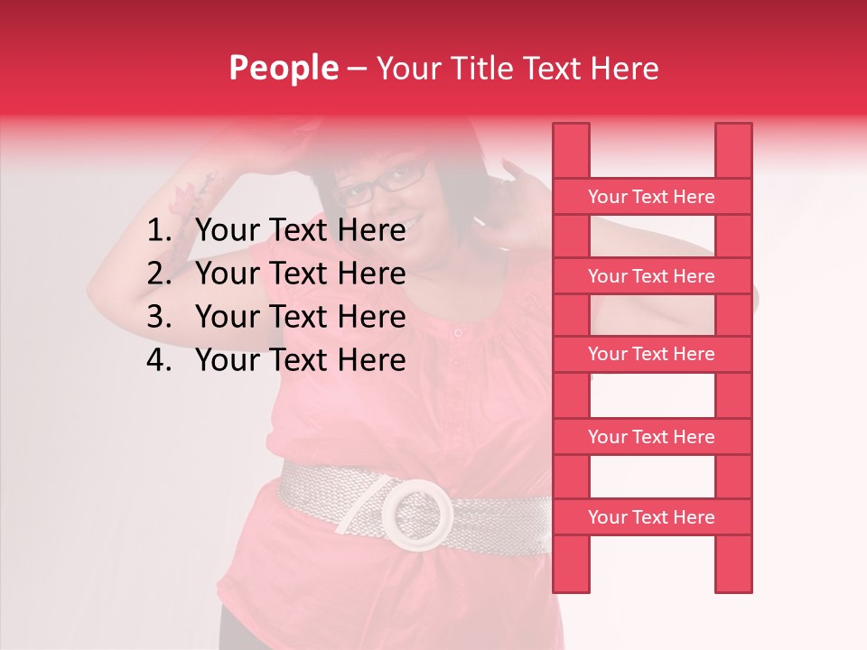 Figure Ethnic Person PowerPoint Template