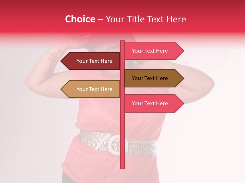 Figure Ethnic Person PowerPoint Template