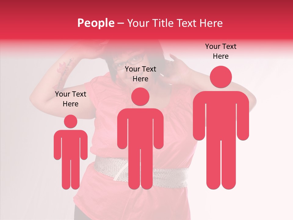 Figure Ethnic Person PowerPoint Template