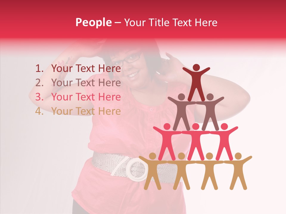Figure Ethnic Person PowerPoint Template