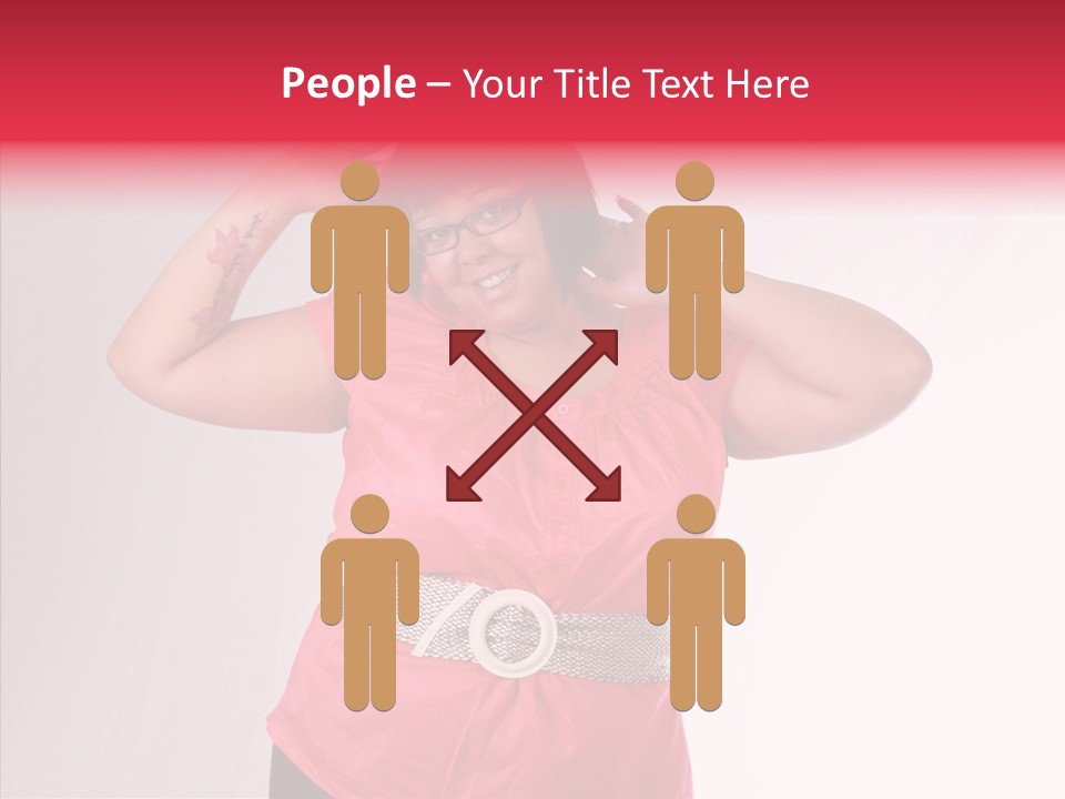 Figure Ethnic Person PowerPoint Template