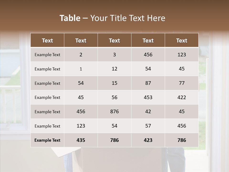 Work Condo Beautiful PowerPoint Template