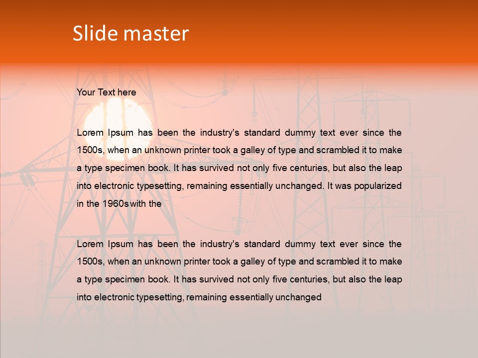 Sun Sky National PowerPoint Template