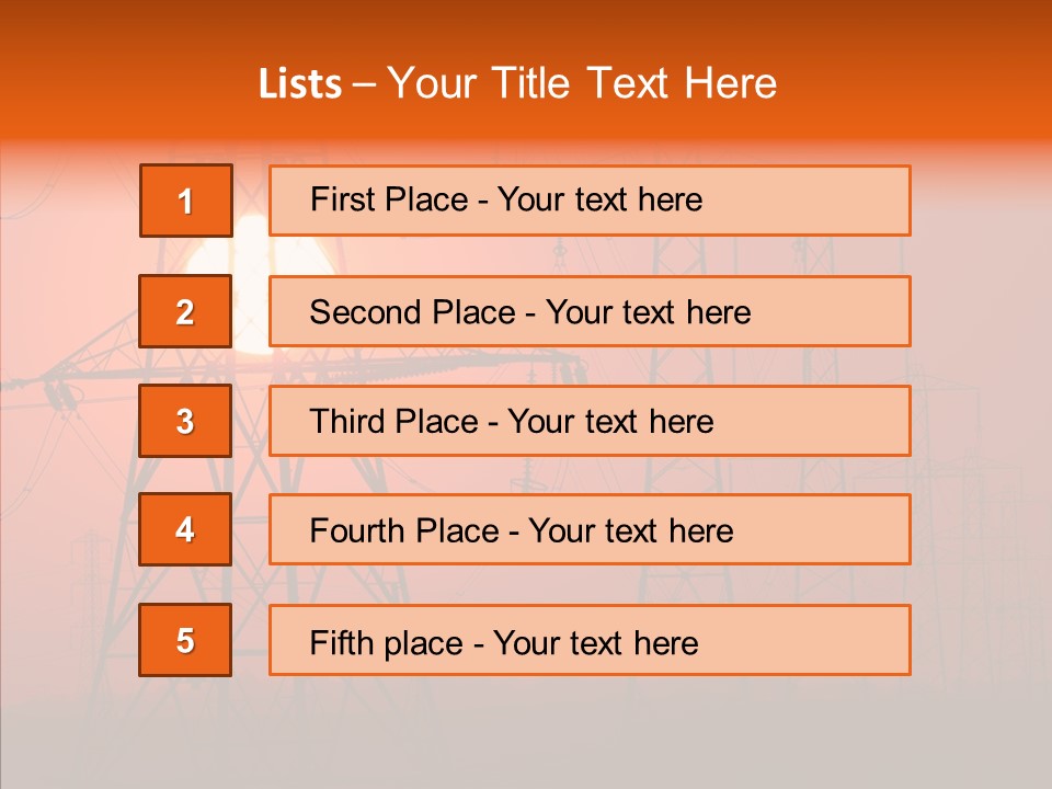 Sun Sky National PowerPoint Template