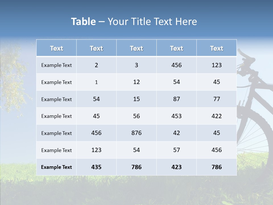 Grass Conservation Field PowerPoint Template