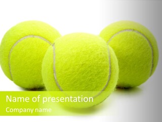New Tennis Game PowerPoint Template