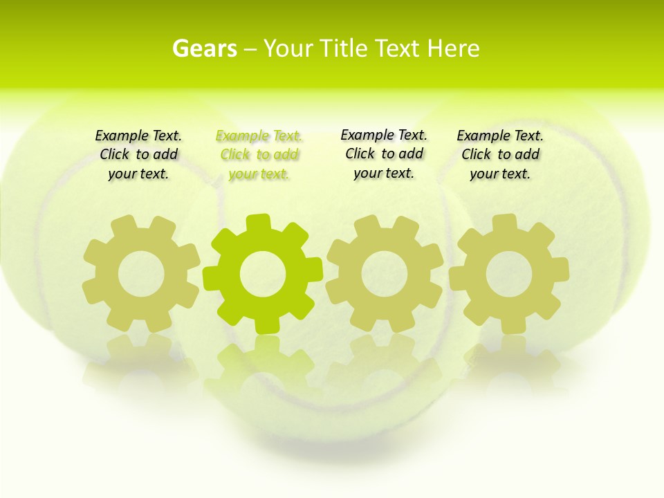 New Tennis Game PowerPoint Template