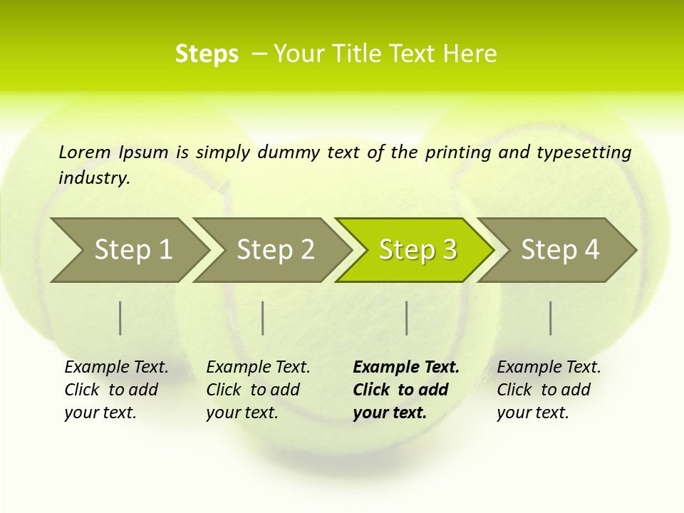 New Tennis Game PowerPoint Template
