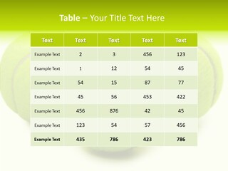 New Tennis Game PowerPoint Template