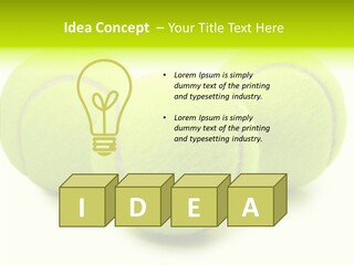 New Tennis Game PowerPoint Template