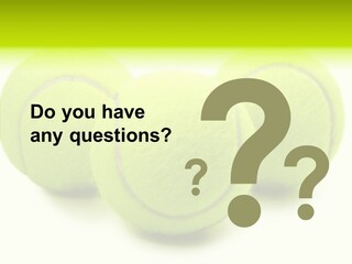 New Tennis Game PowerPoint Template