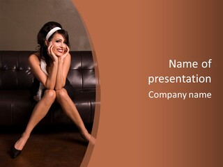 Indoors Brunette Style PowerPoint Template