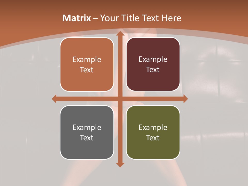 Indoors Brunette Style PowerPoint Template