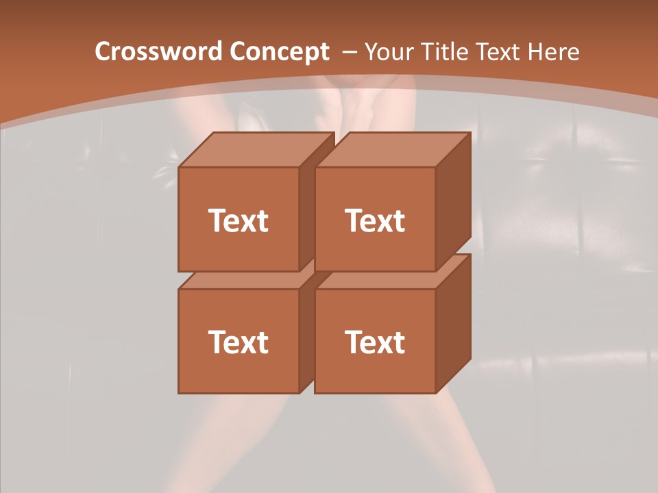 Indoors Brunette Style PowerPoint Template