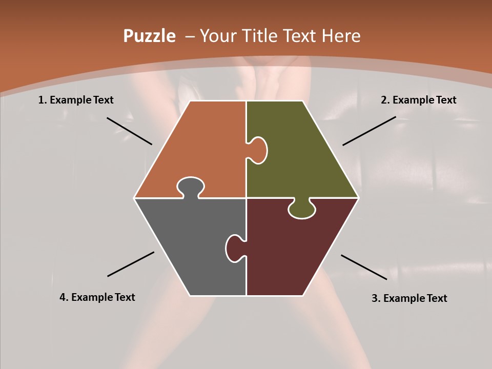 Indoors Brunette Style PowerPoint Template