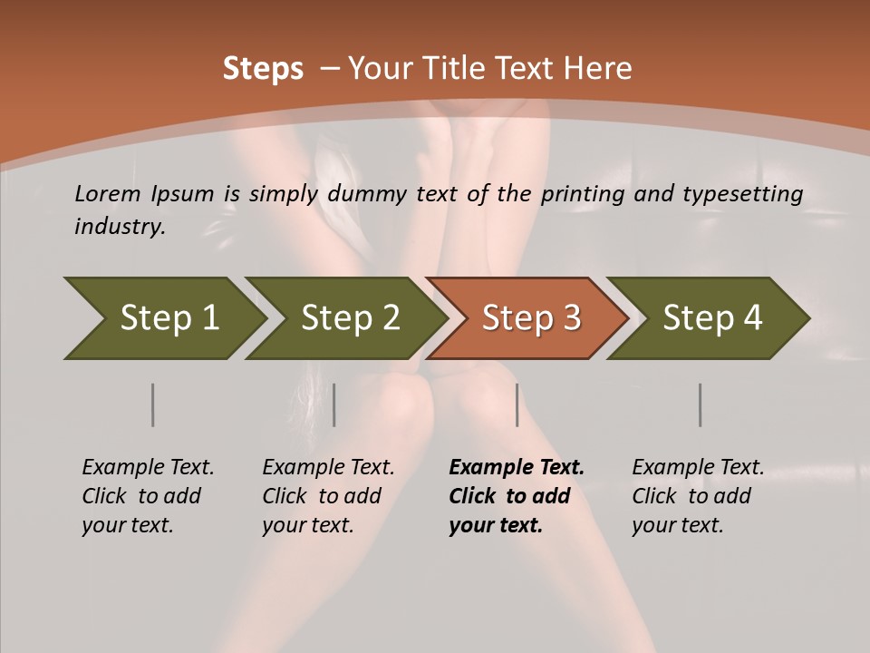 Indoors Brunette Style PowerPoint Template