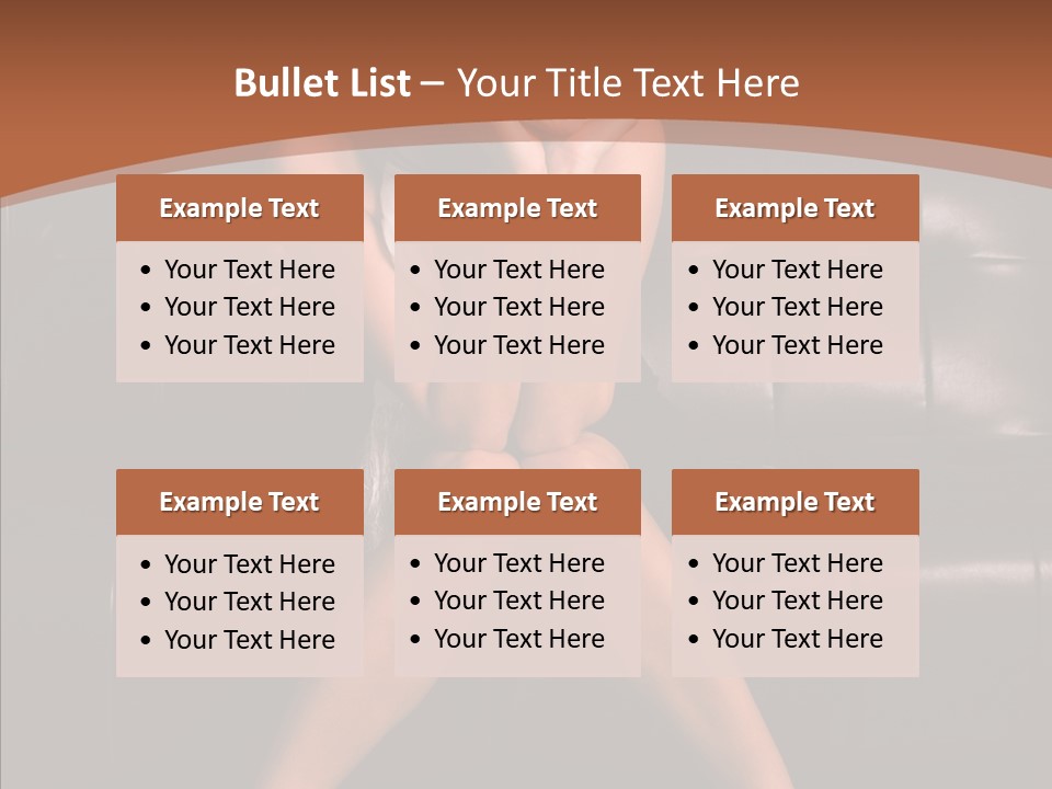 Indoors Brunette Style PowerPoint Template