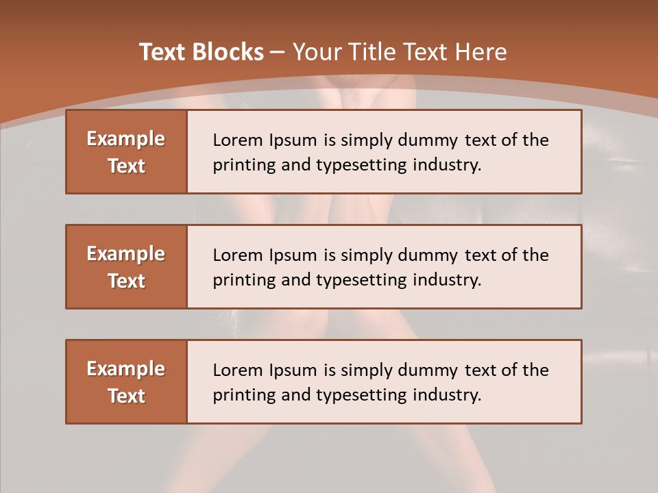Indoors Brunette Style PowerPoint Template
