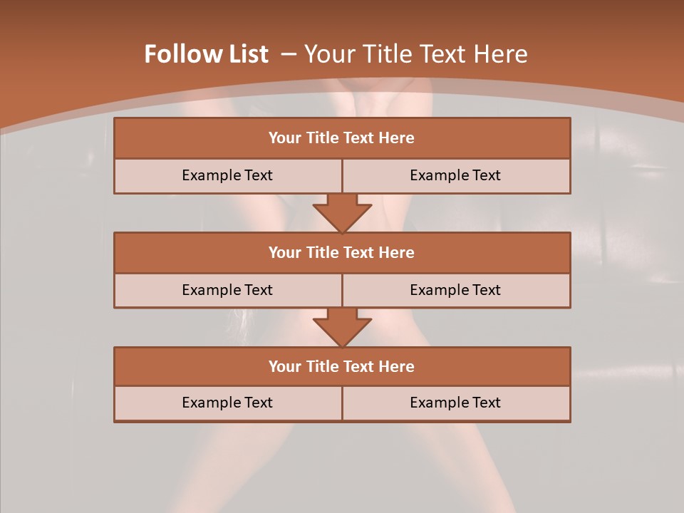 Indoors Brunette Style PowerPoint Template