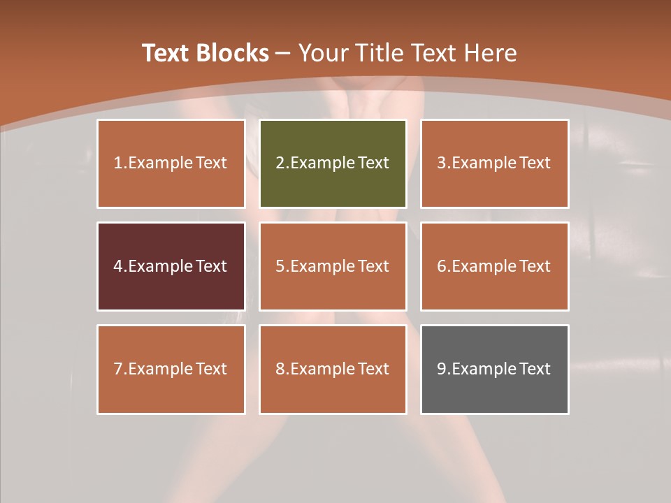 Indoors Brunette Style PowerPoint Template