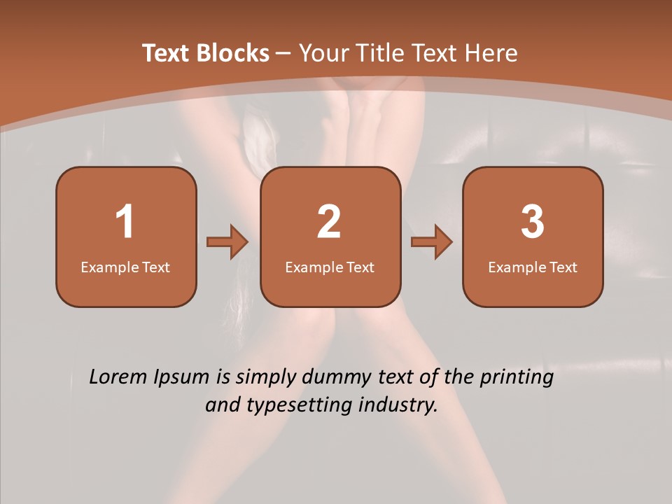 Indoors Brunette Style PowerPoint Template