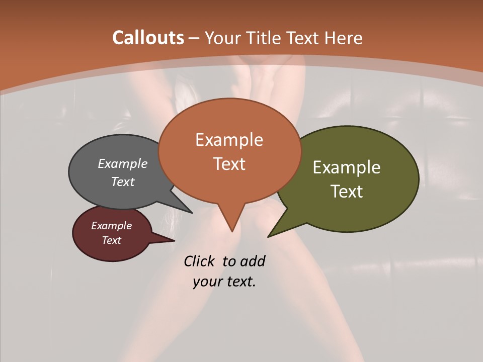 Indoors Brunette Style PowerPoint Template