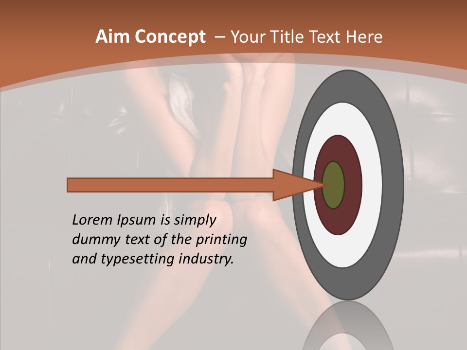 Indoors Brunette Style PowerPoint Template