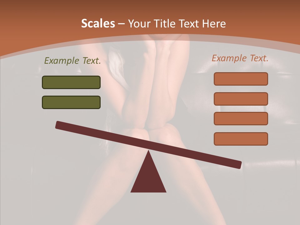 Indoors Brunette Style PowerPoint Template