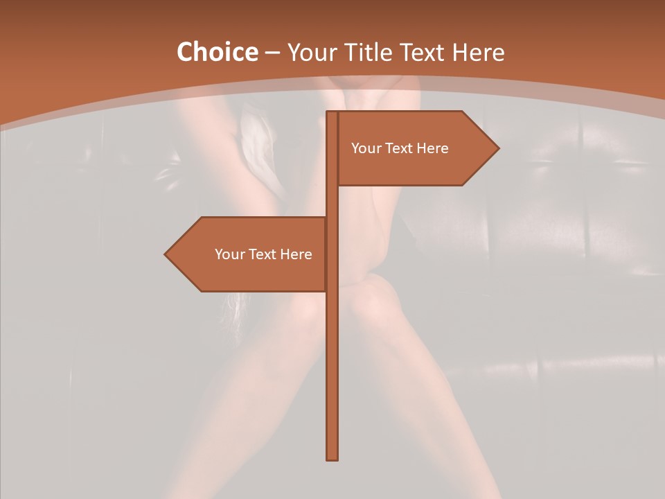 Indoors Brunette Style PowerPoint Template