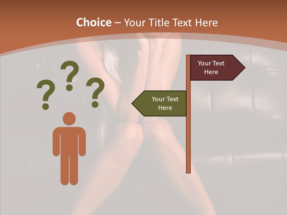 Indoors Brunette Style PowerPoint Template