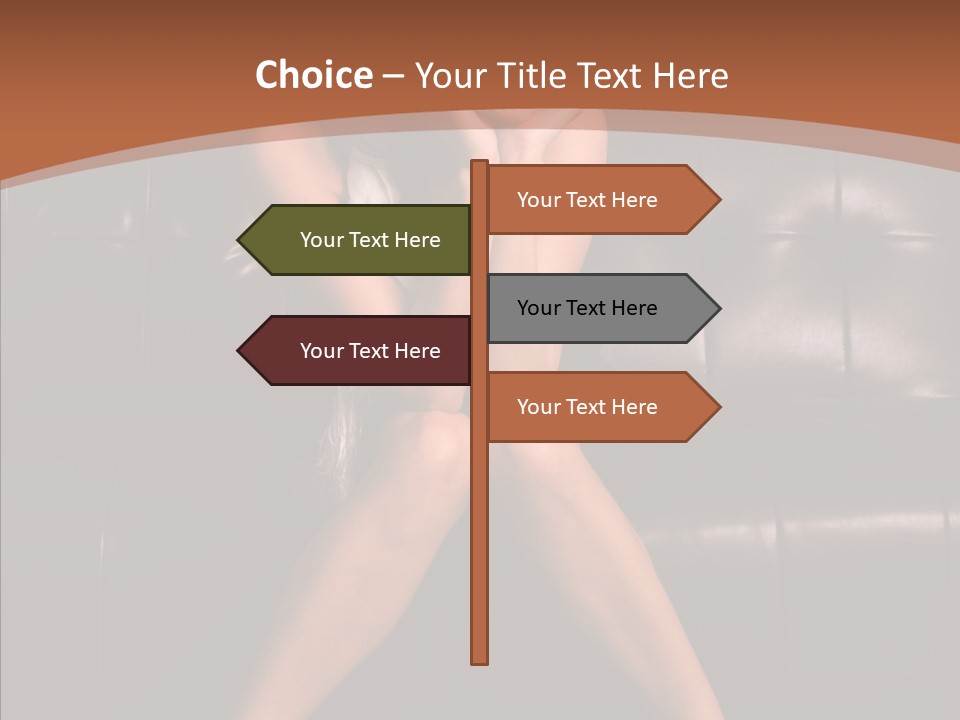 Indoors Brunette Style PowerPoint Template