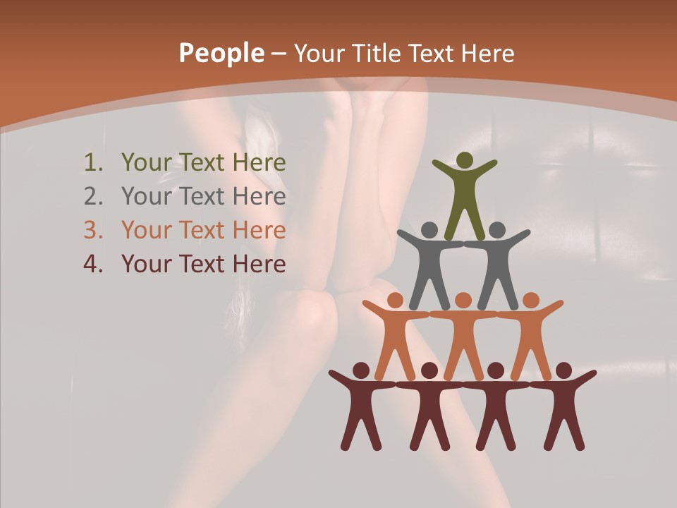 Indoors Brunette Style PowerPoint Template