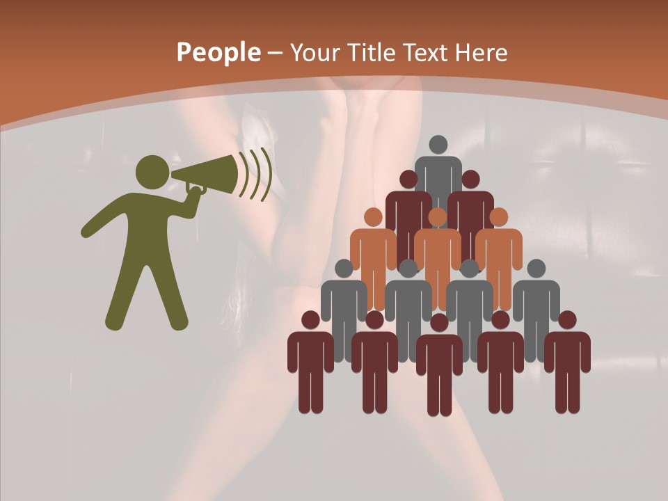 Indoors Brunette Style PowerPoint Template