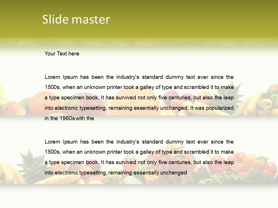 Sweet Red Grapefruit PowerPoint Template