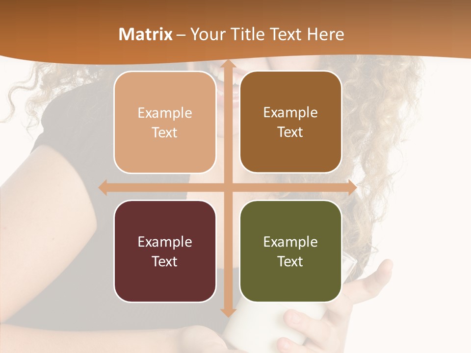 Teenager Glass Pretty PowerPoint Template