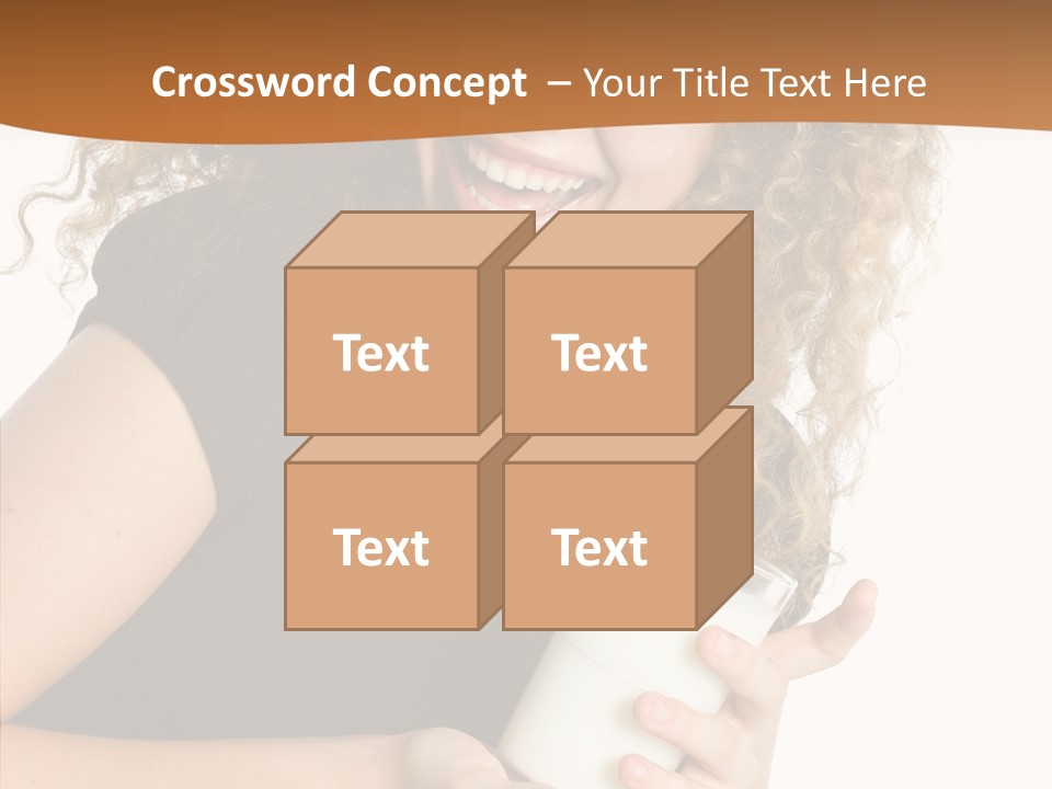 Teenager Glass Pretty PowerPoint Template