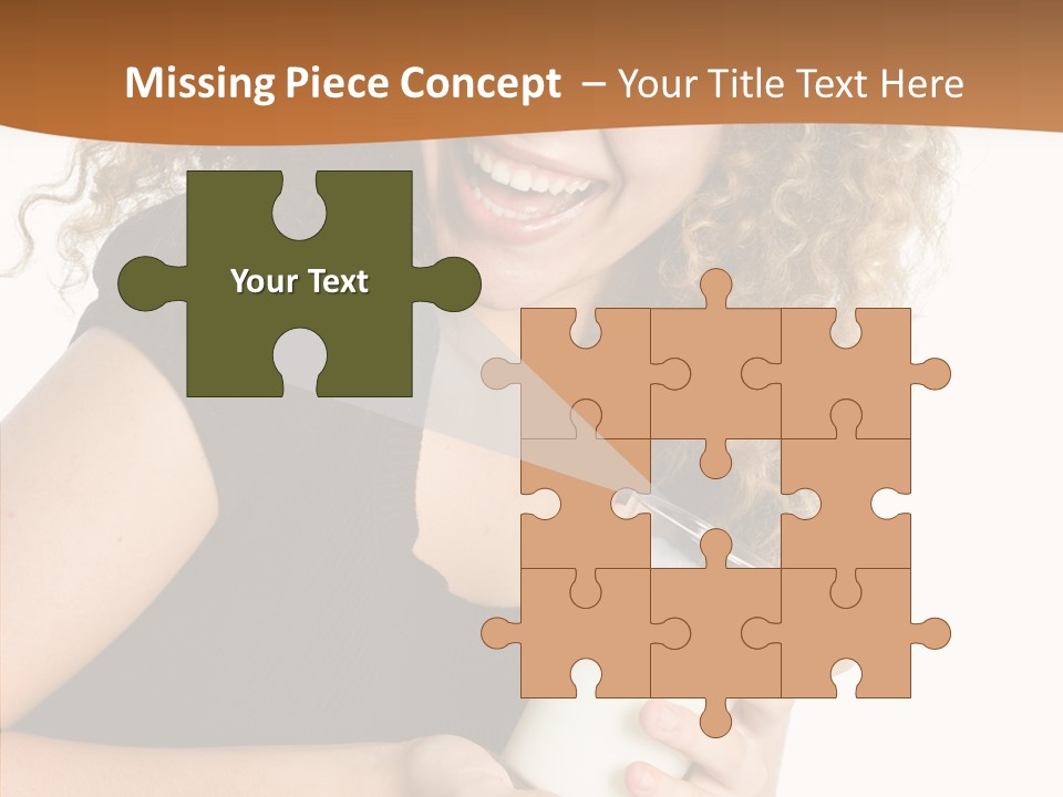 Teenager Glass Pretty PowerPoint Template