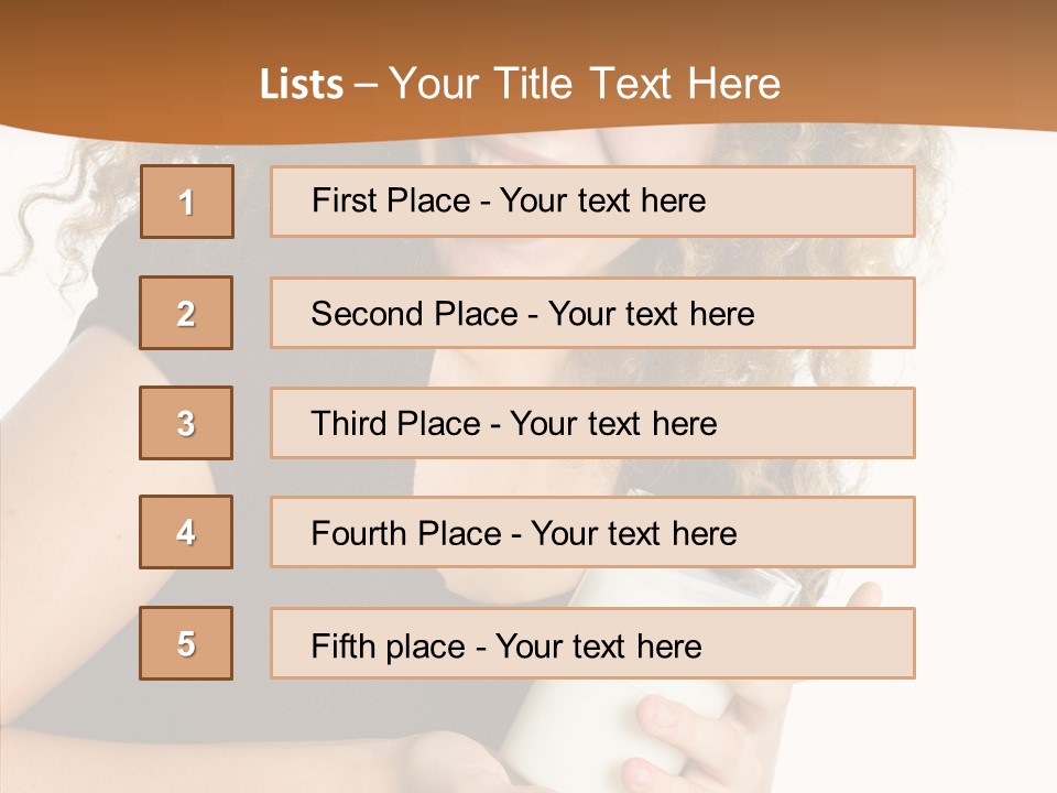 Teenager Glass Pretty PowerPoint Template