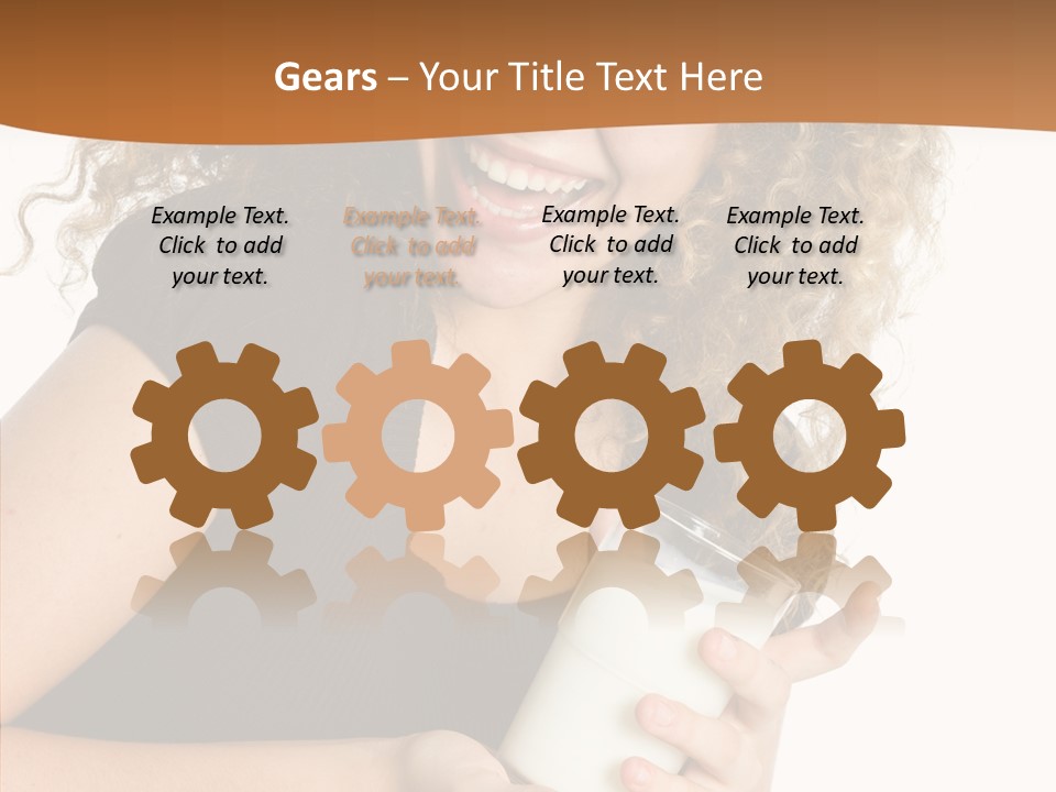 Teenager Glass Pretty PowerPoint Template