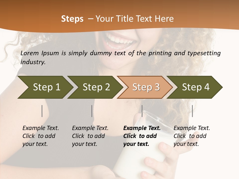 Teenager Glass Pretty PowerPoint Template