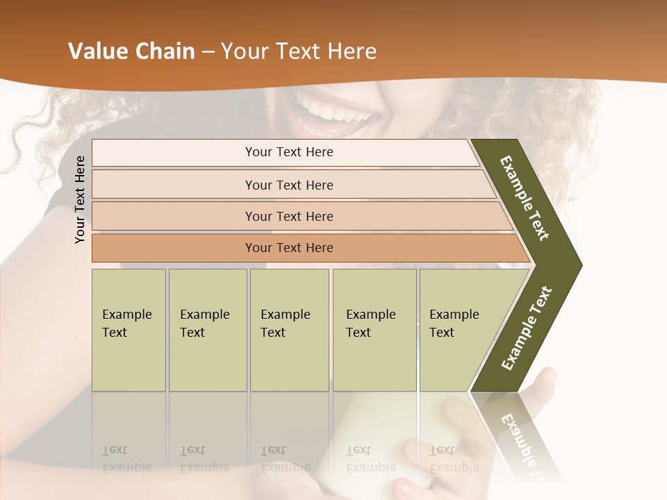 Teenager Glass Pretty PowerPoint Template