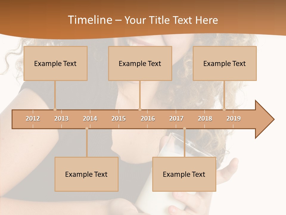 Teenager Glass Pretty PowerPoint Template